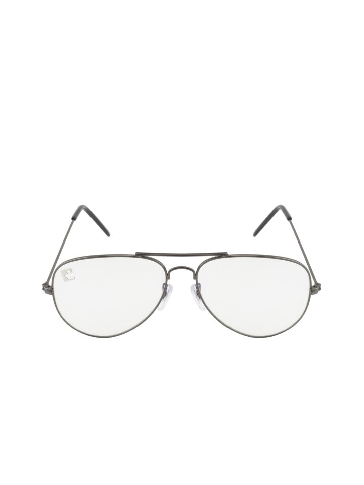 Aviator glasses transparent sales