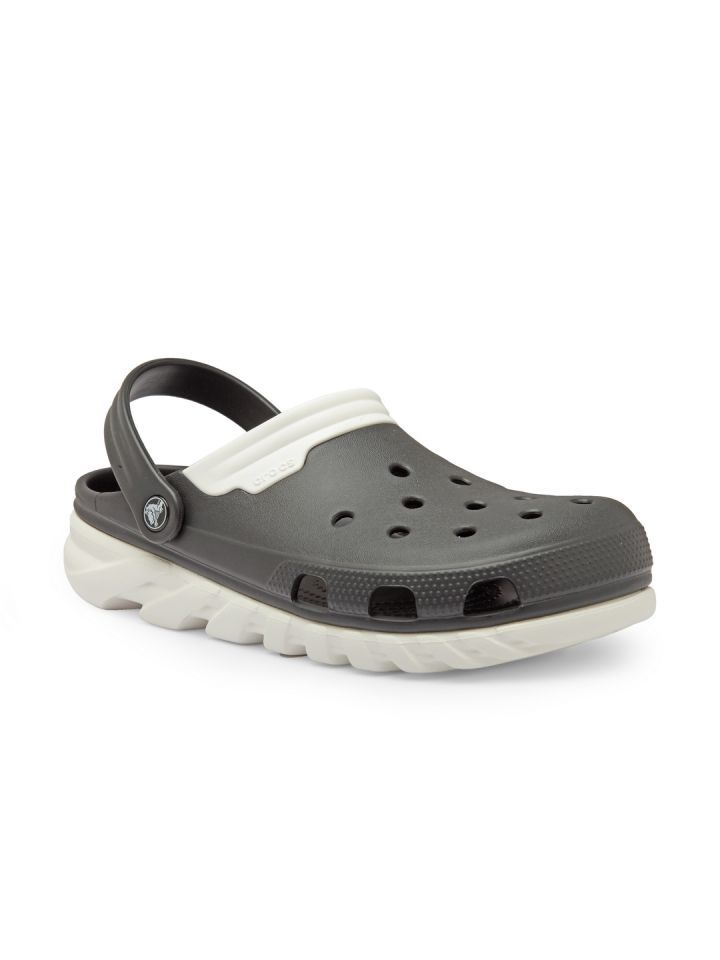 Buy Crocs Men Grey Duet Max Clogs - Sandals for Men 4626275 | Myntra