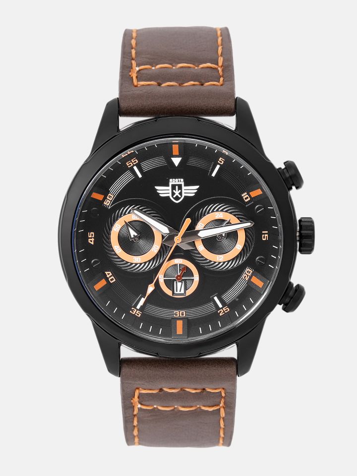 Buy Roadster Men Black Analogue Watch MFB PN LB 93010G Watches