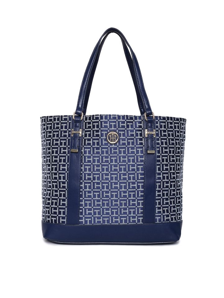 Tommy hilfiger navy blue tote outlet bag