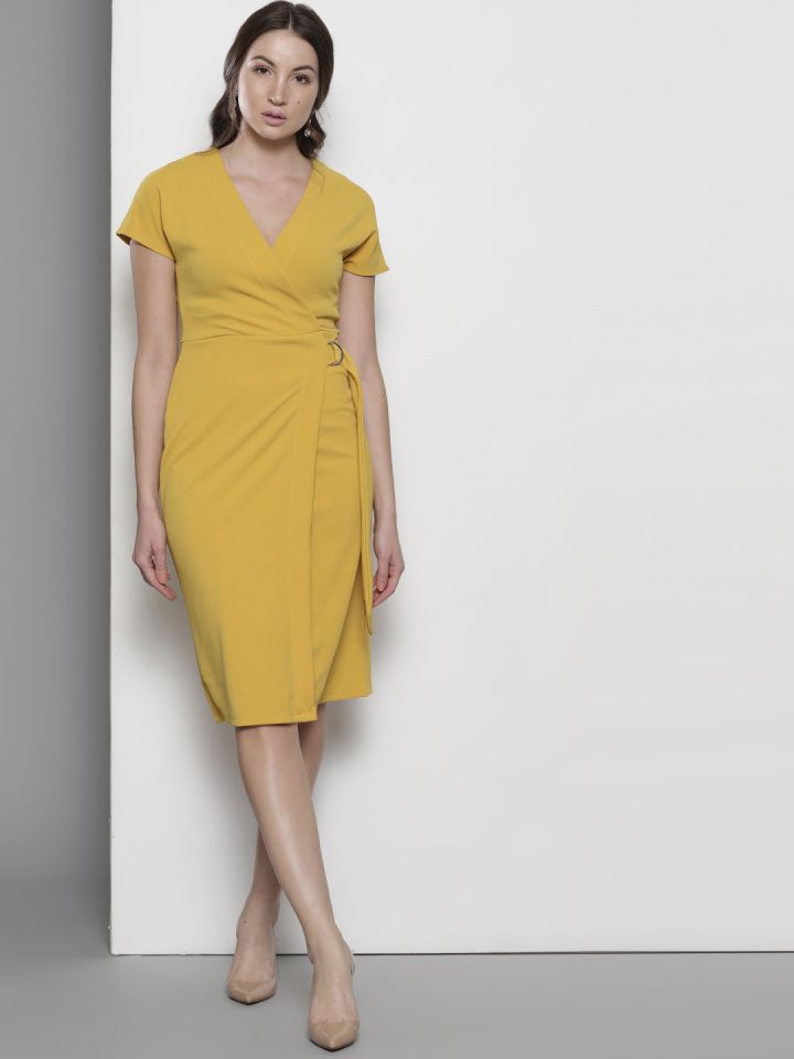 mustard dress dorothy perkins