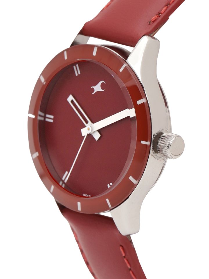 Buy Fastrack Women Red Analogue Watch NK6078SL06 OR Watches for