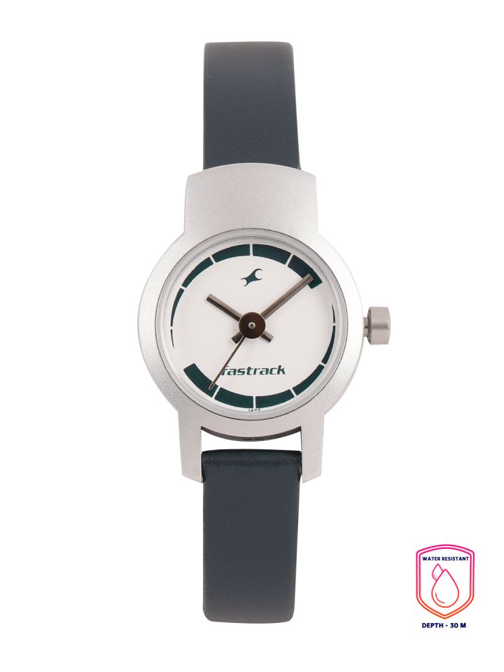 Fastrack Women White Analogue Watch NK2298SL04