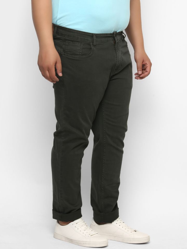 plus size olive jeans