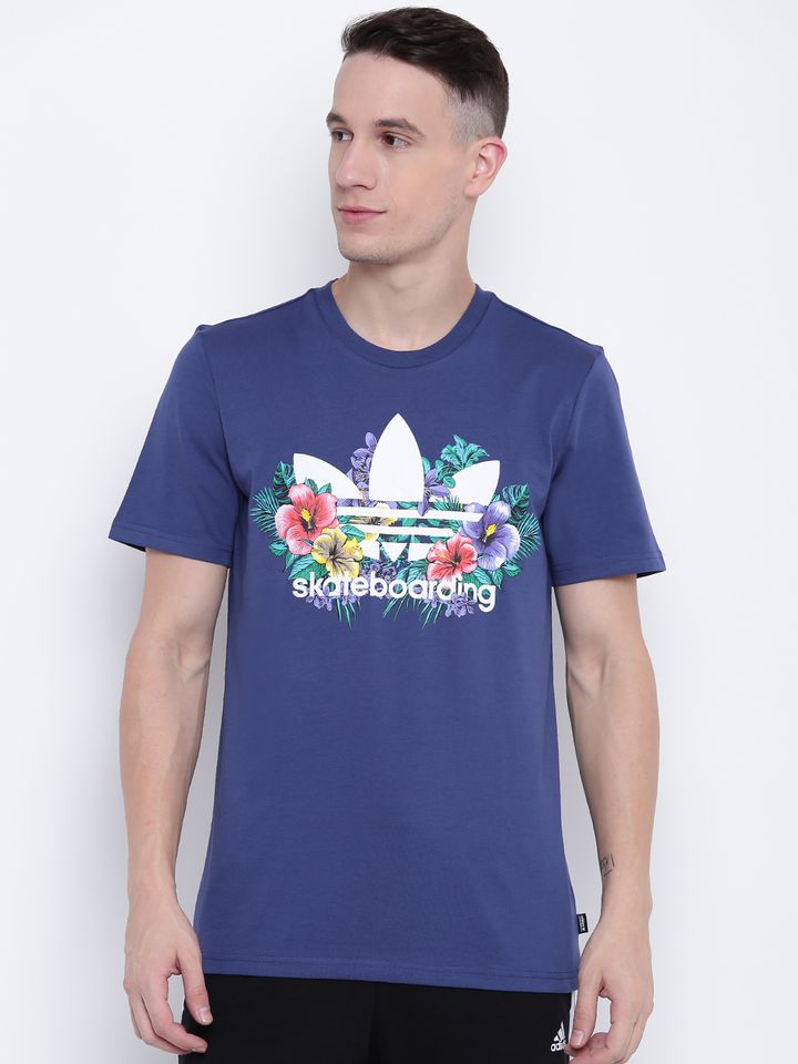 adidas originals floral t shirt