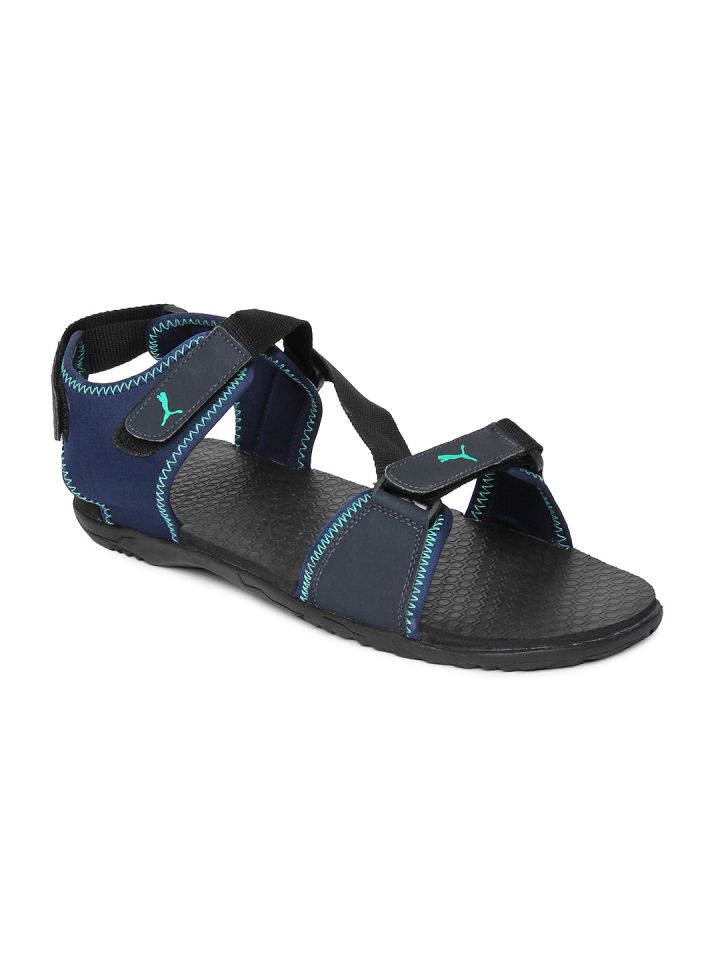 Puma sandals navy clearance