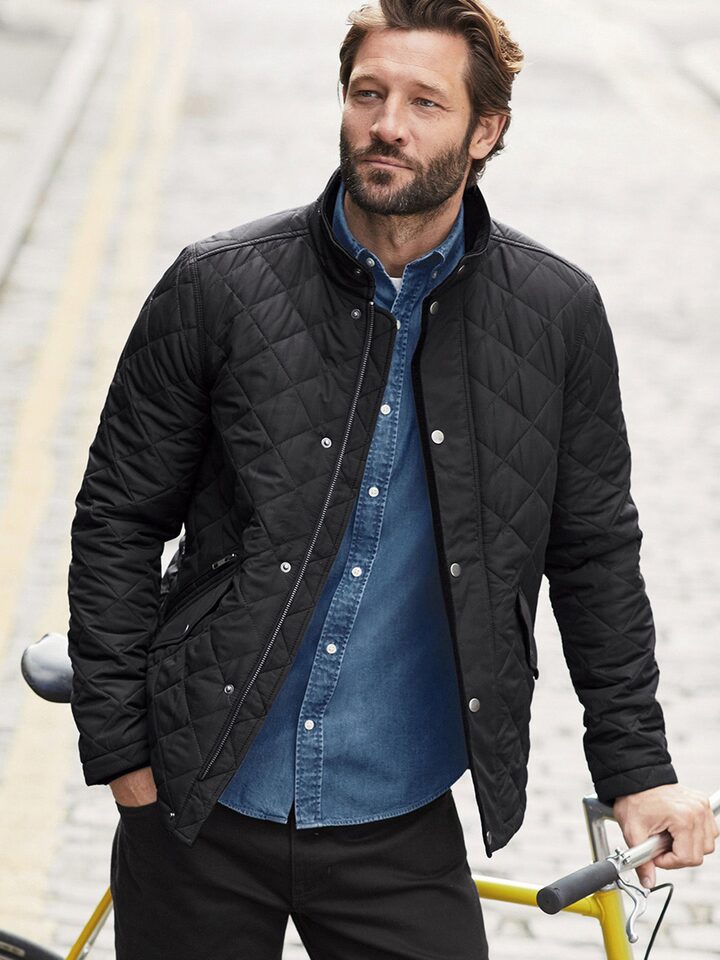 Highlight more than 123 mens quilted jacket best