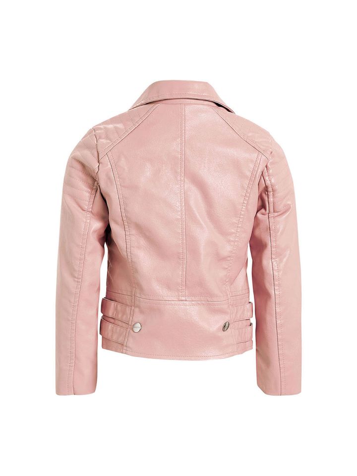 Childs pink clearance biker jacket