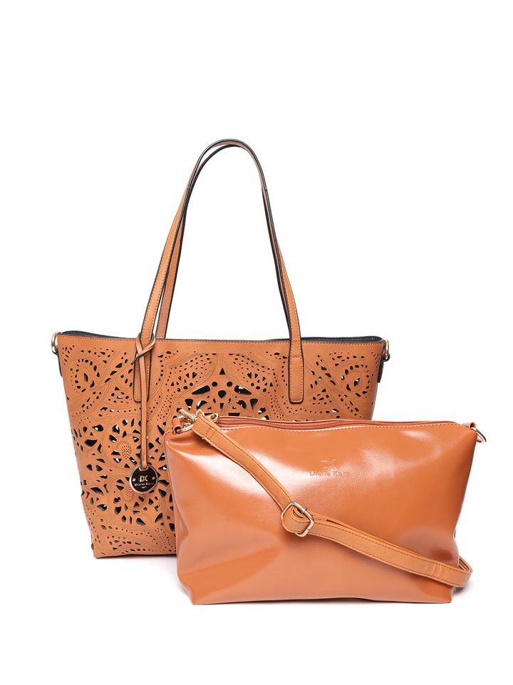 Buy Diana Korr Tan Brown Cut Out 