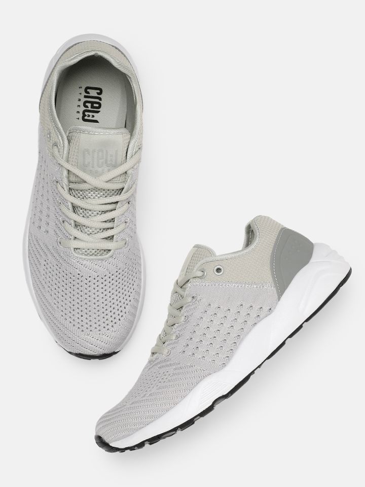 Crew street men grey top running shoes