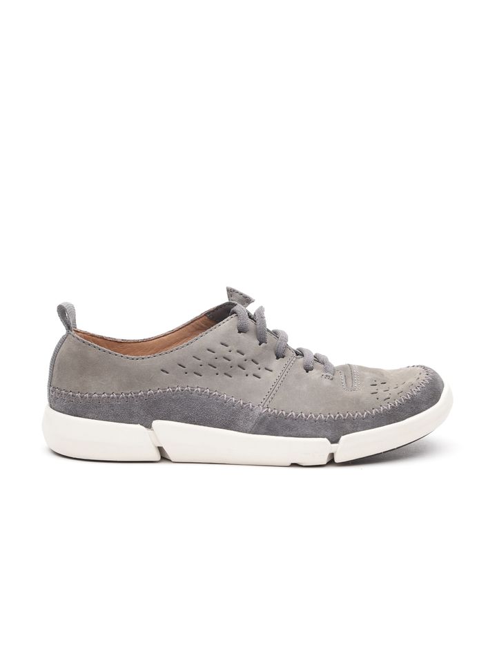 clarks sneakers mens grey