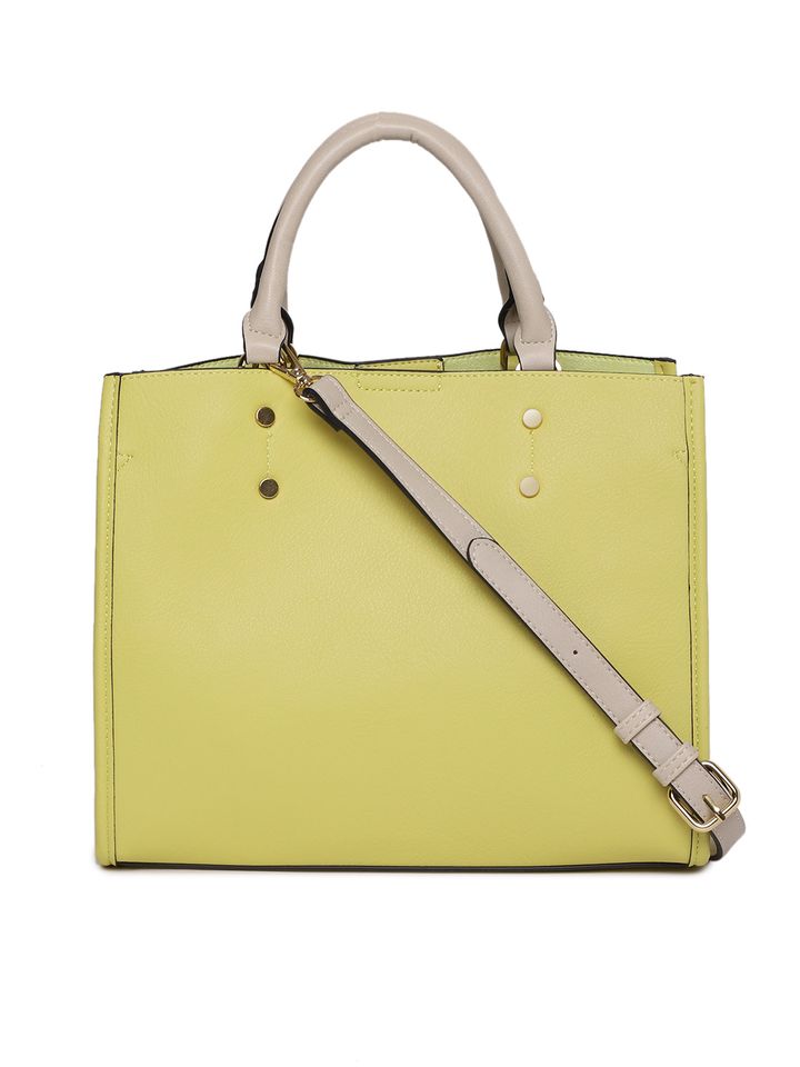 accessorize yellow bag