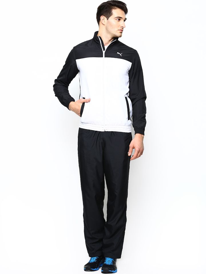 Buy Puma Men Black White Tracksuit Tracksuits for Men 539831