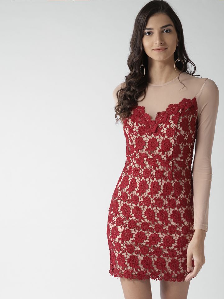 Red lace sales dress forever 21