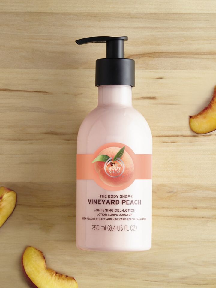 Body shop peach perfume clearance