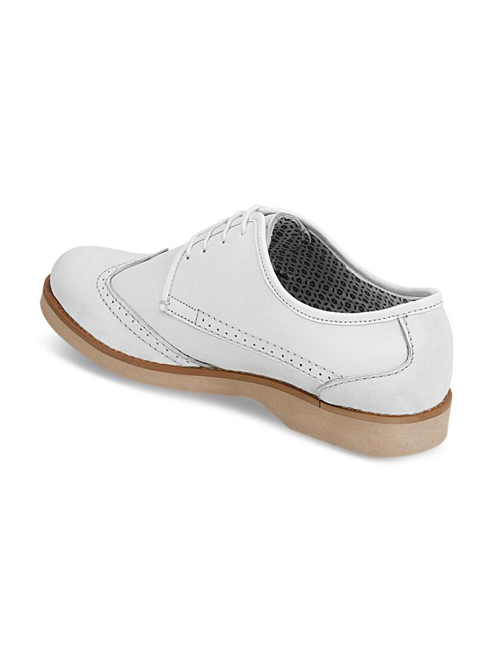 Mens white clearance brogues shoes