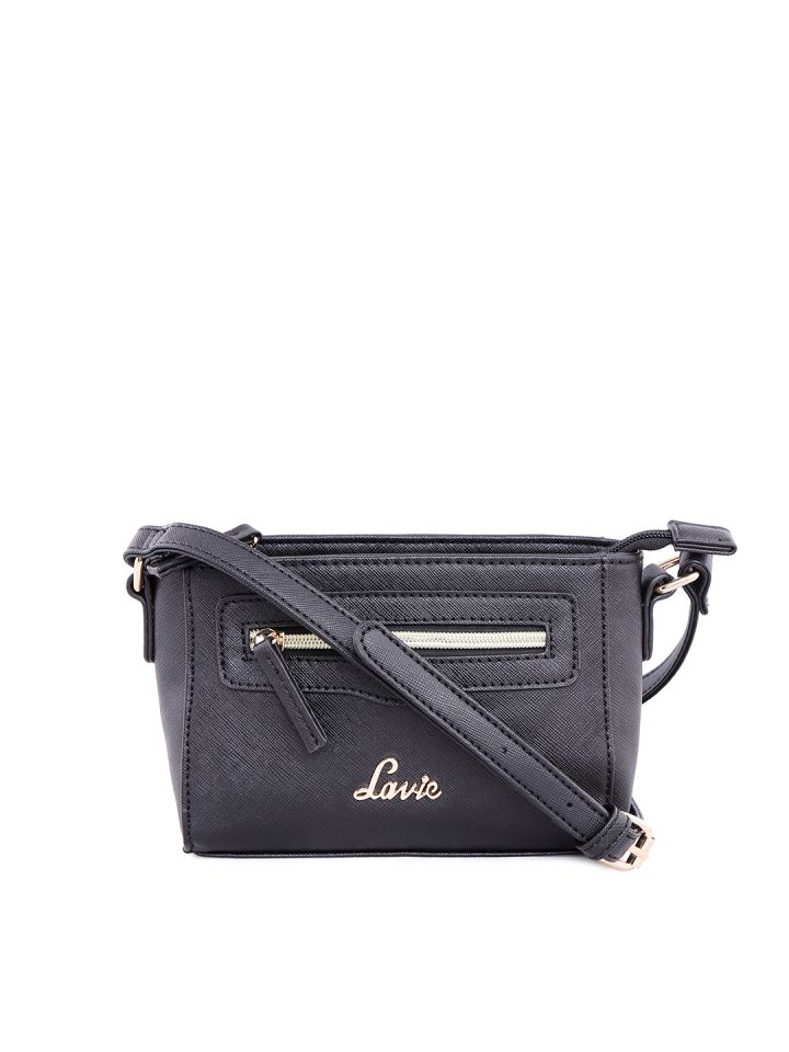 Buy Lavie Black Solid Sling Bag Handbags for Women 5497558 Myntra