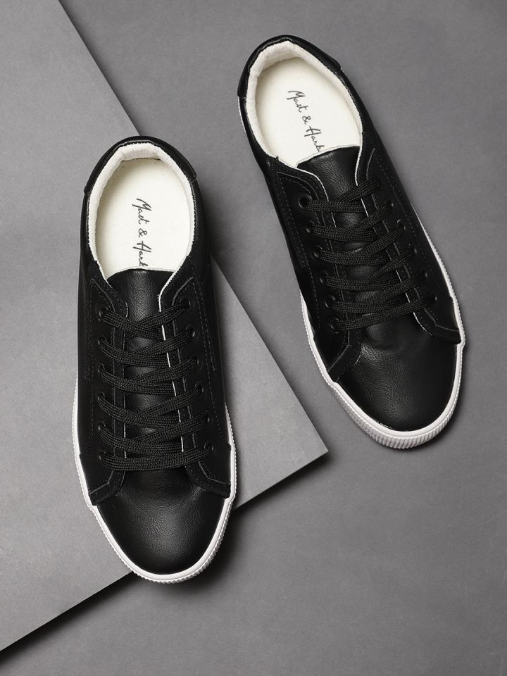 Buy Mast \u0026 Harbour Men Black Sneakers 