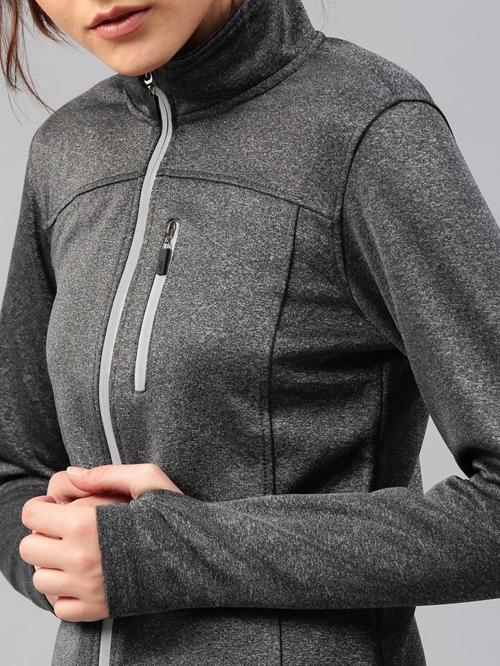 thumb hole jacket myntra