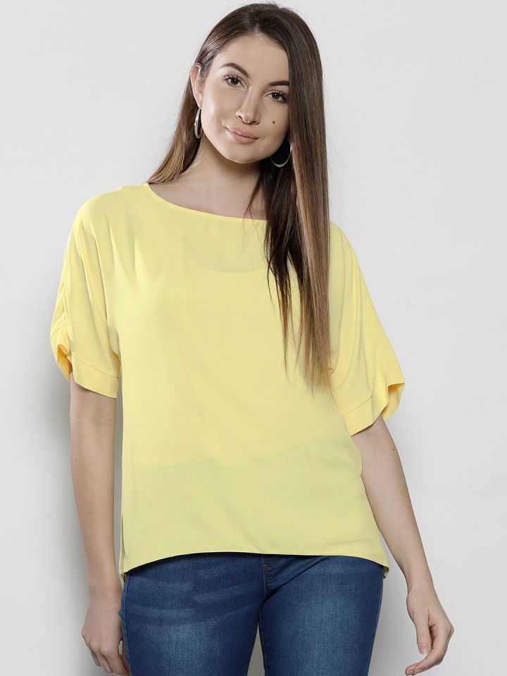 Yellow top dorothy perkins on sale