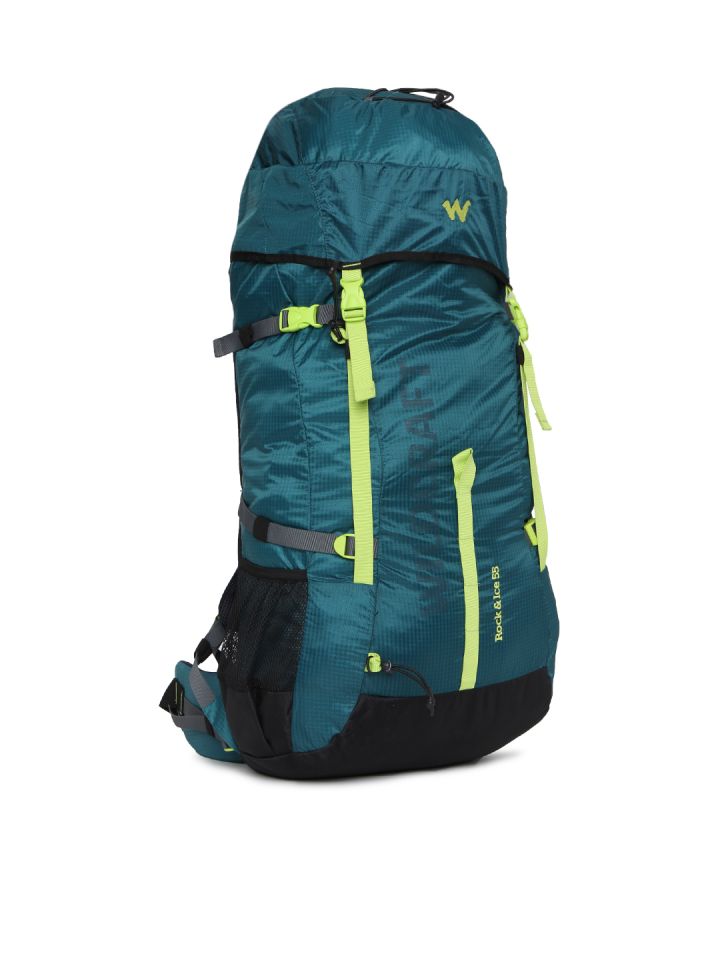 Wildcraft rock and 2025 ice 55 teal rucksack