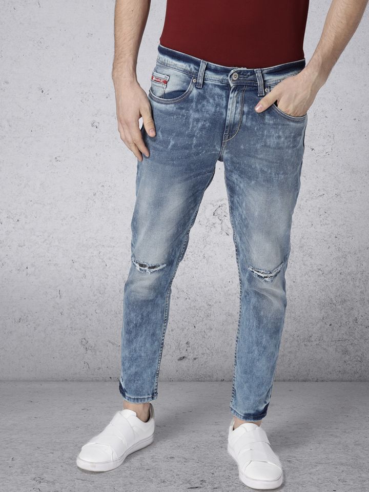 grey jeans mens myntra