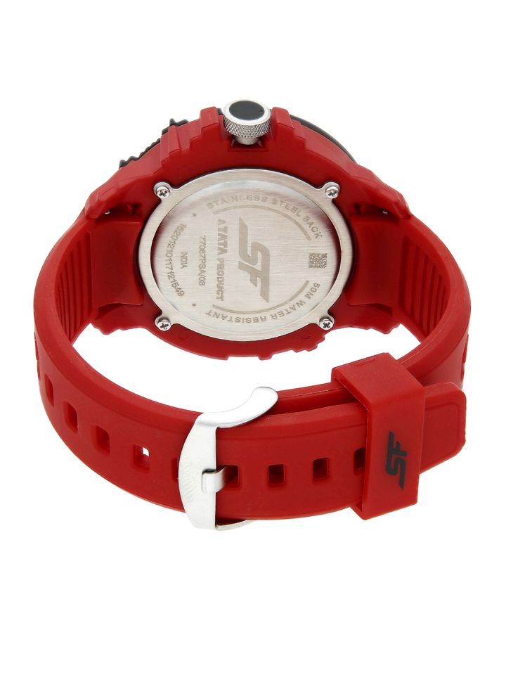 Sonata red watch cheap