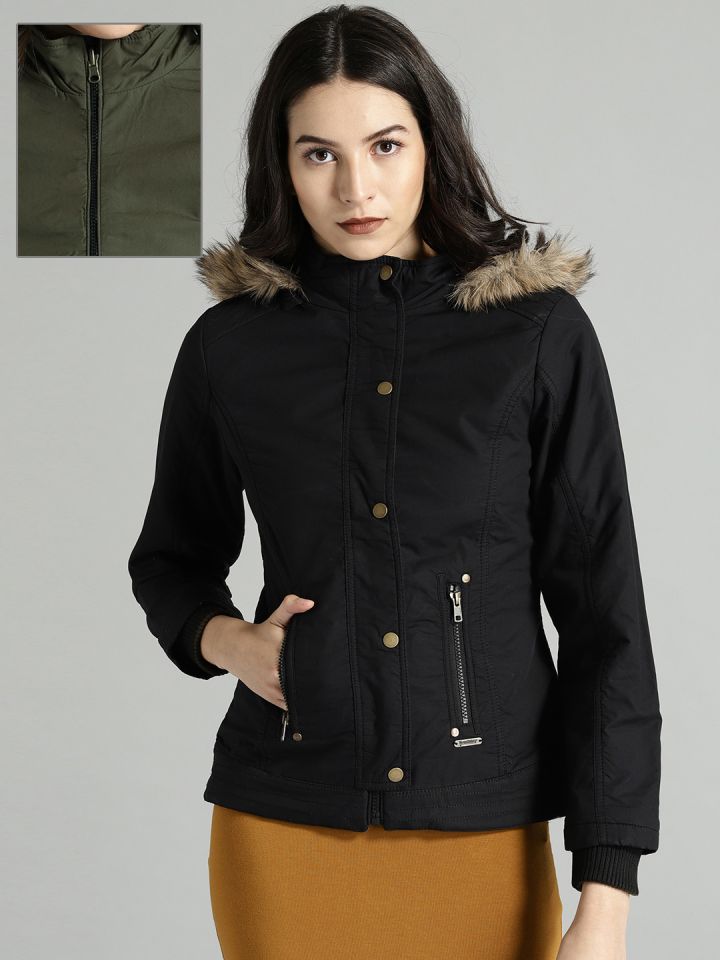 Reversible jacket new arrivals myntra