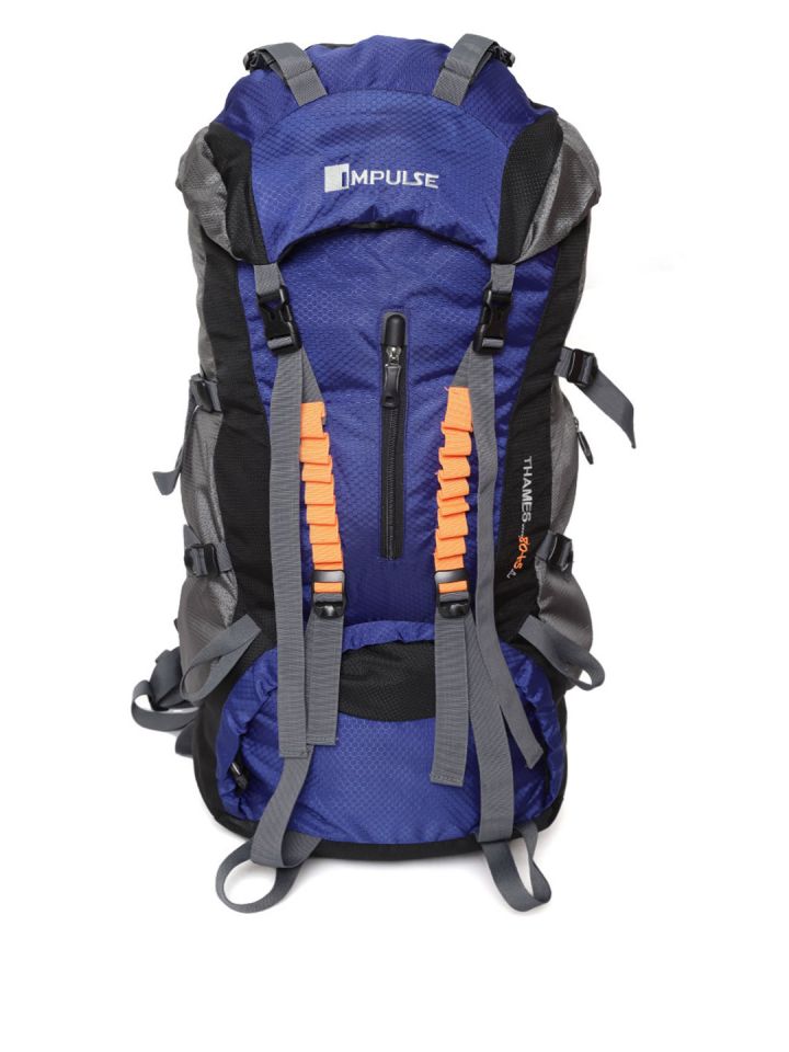 Buy Impulse Unisex Blue Black Thames 85 Litres Rucksack