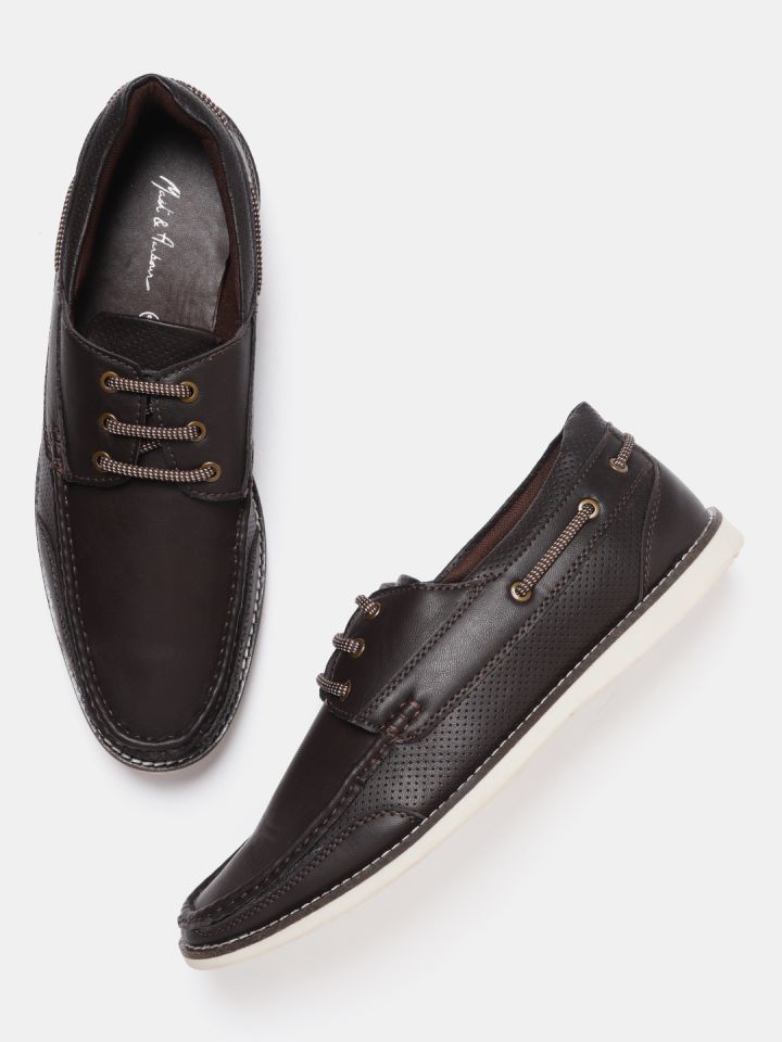 Mast Harbour Men Coffee Brown Boat Shoes