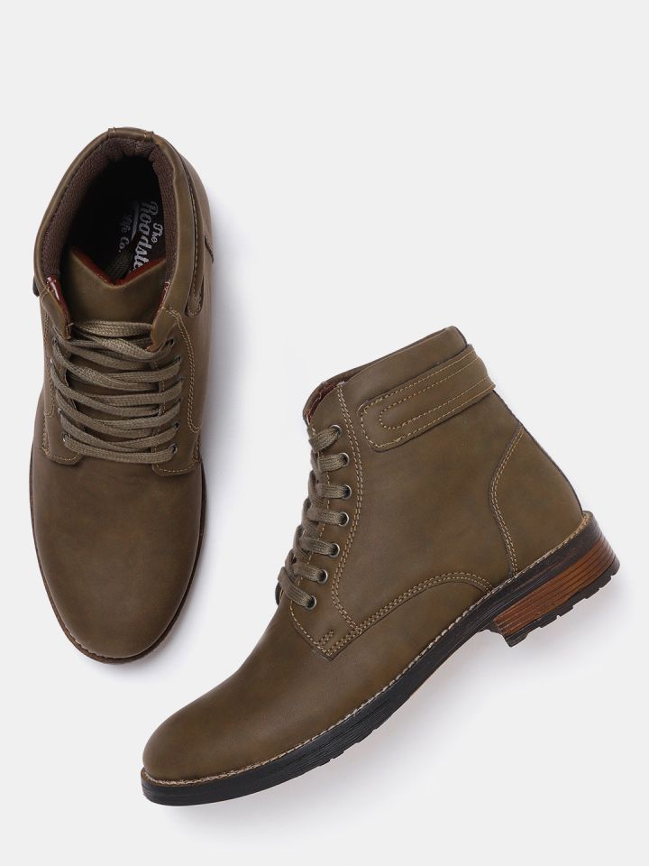 Mid top flat boots online