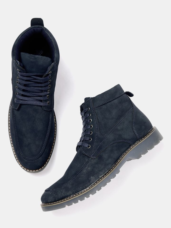 Roadster navy blue boots shop