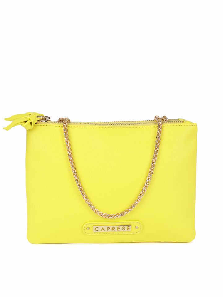 Caprese yellow sling store bag