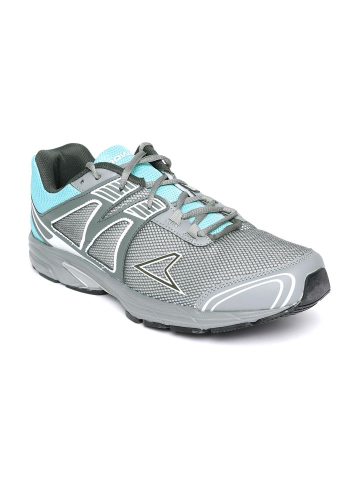 power grey sports shoes for men