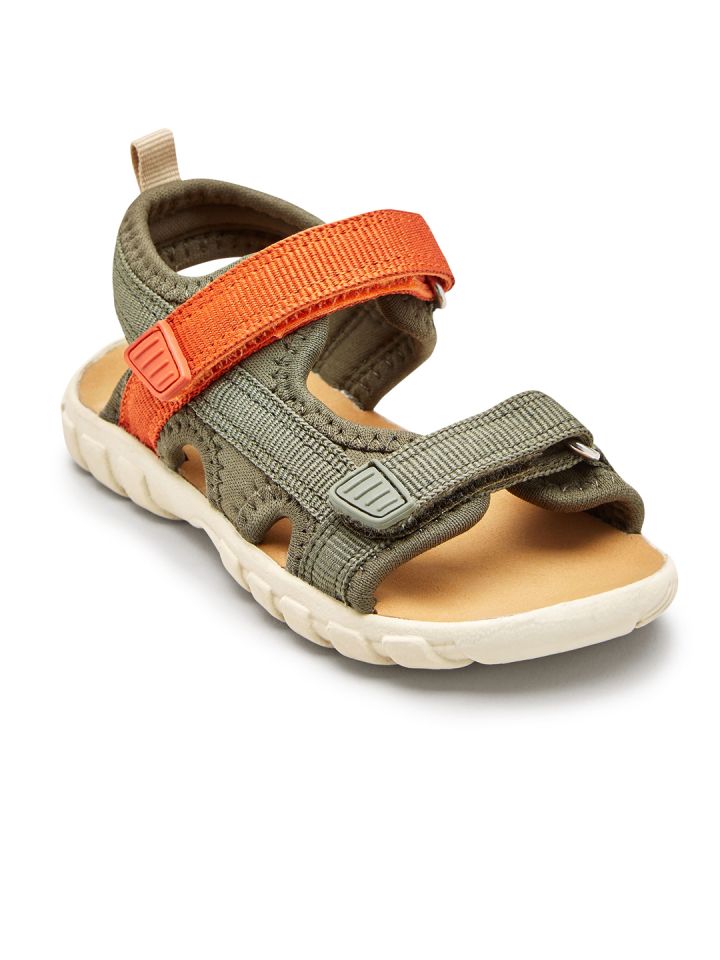 Buy Next Boys Olive Green Solid Sandals Sandals for Boys 5811333