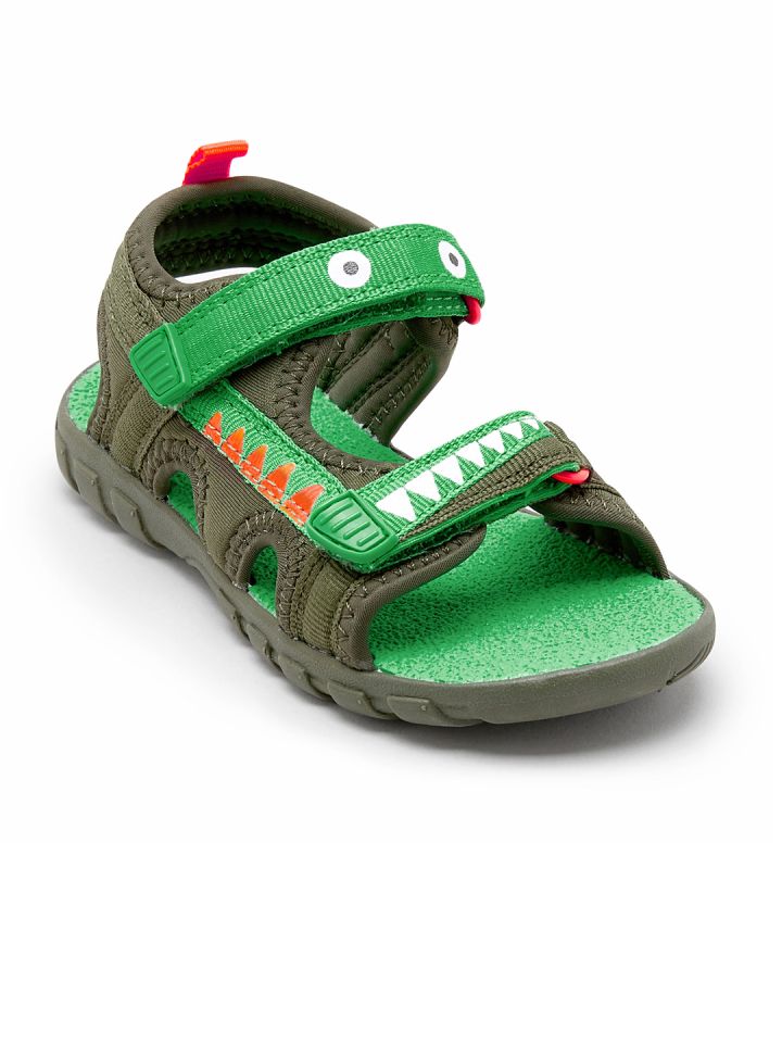next Boys Green Printed Sandals