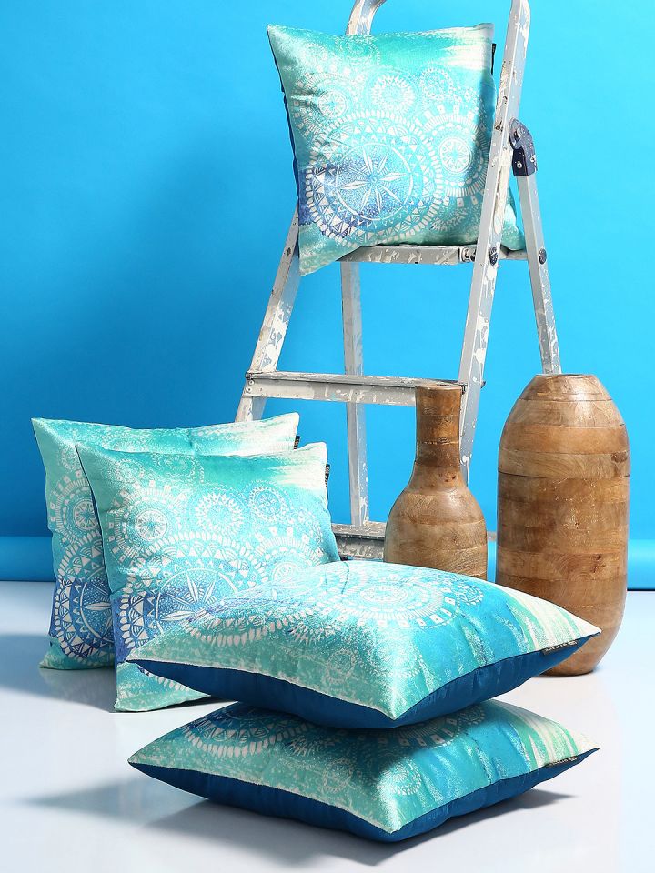 Turquoise blue cushion covers online