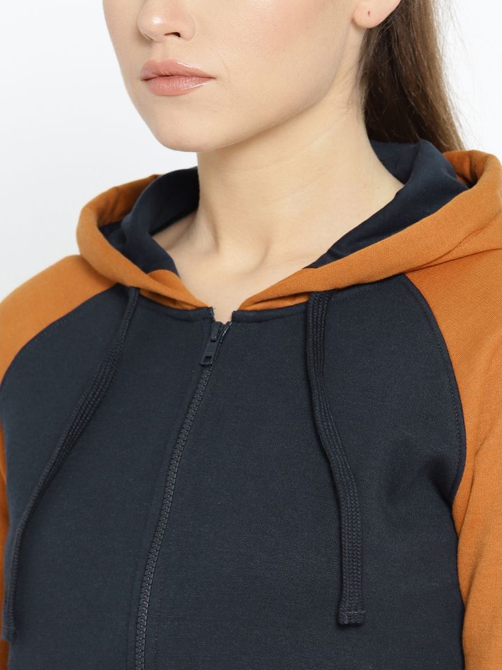 mustard colour hoodie women's