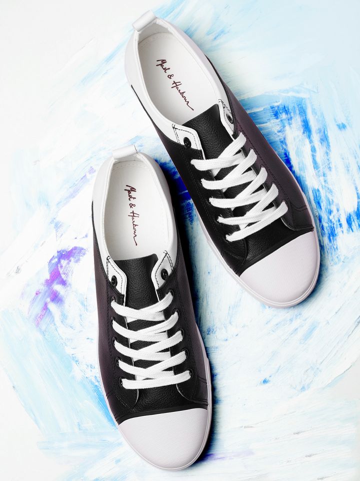 Mast and harbour black sneakers clearance