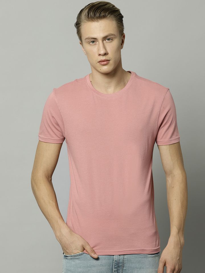 Dusty pink t shirt mens clearance