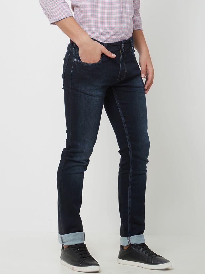 Lawman pg3 Men Blue Slim Fit Mid Rise Clean Look Jeans