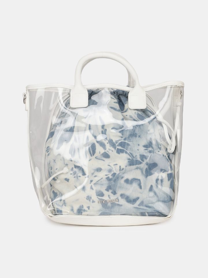 Steve madden clear tote bag outlet