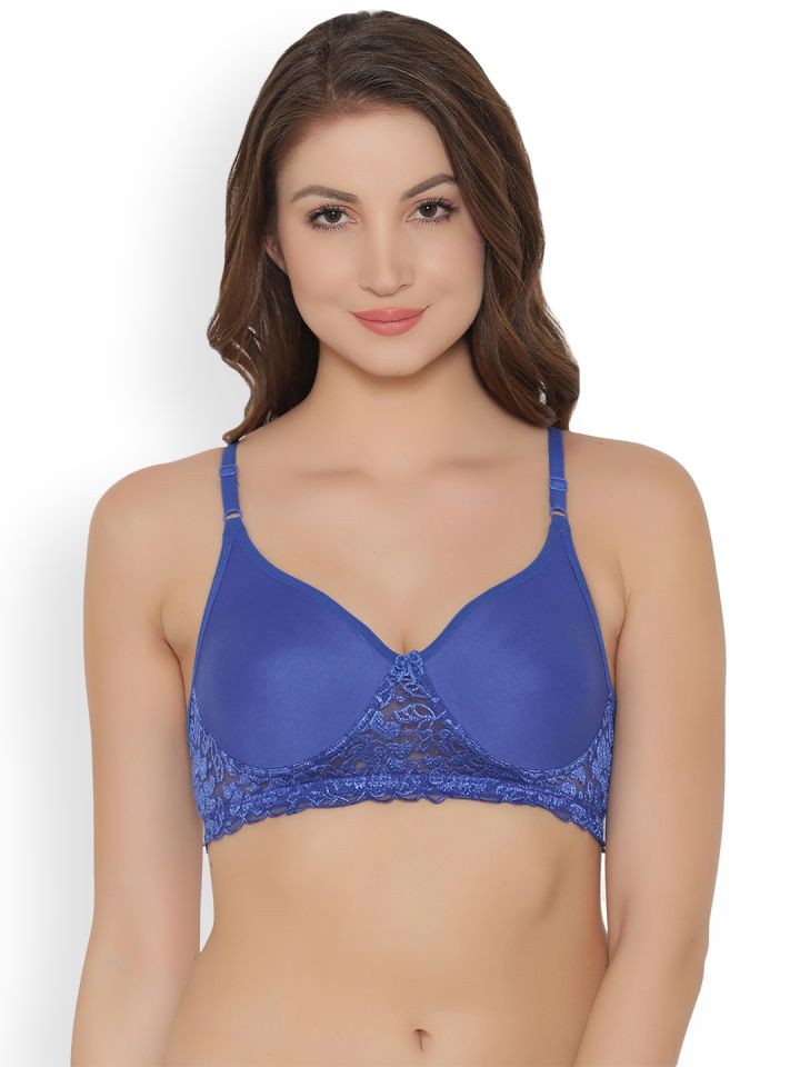 Buy Clovia Non-Padded Non-Wired Spacer Cup Full Figure Bra in