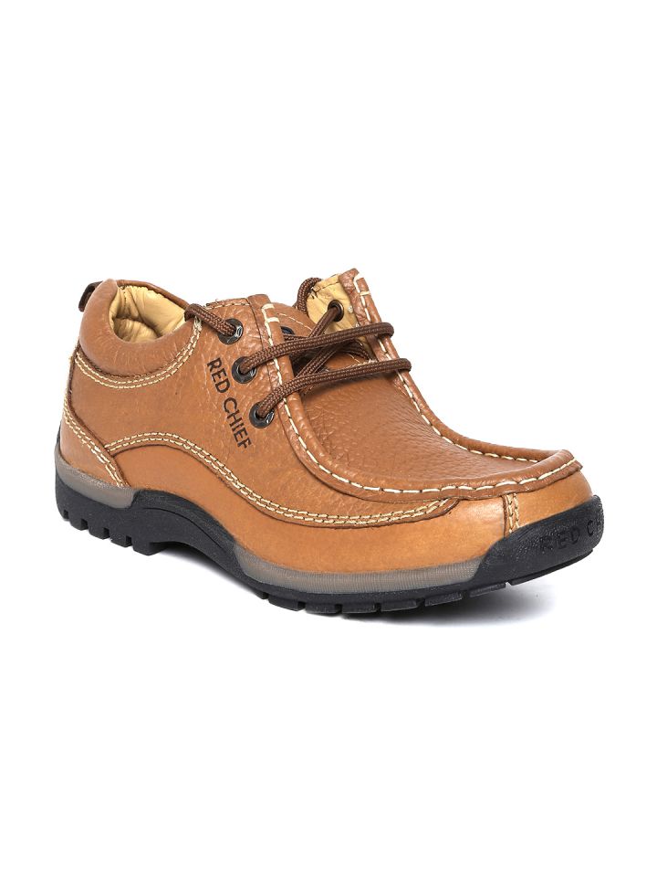 Buy Red Chief Men Tan Brown Leather Casual Shoes Casual Shoes