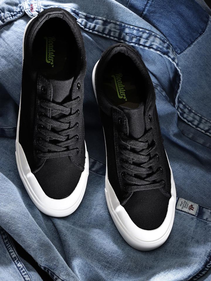 Buy Roadster Men Black Sneakers Myntra