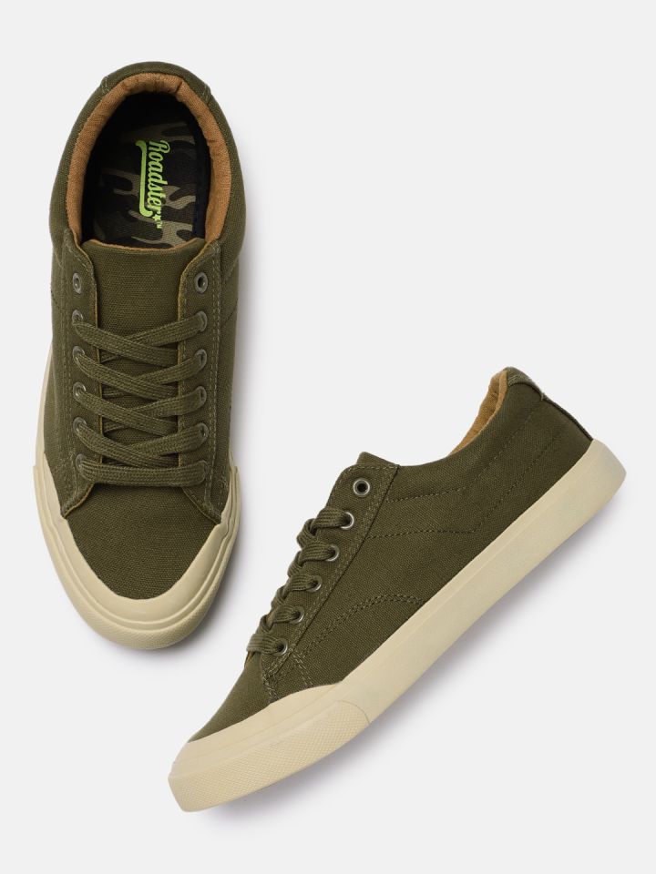 Roadster olive green sneakers hot sale