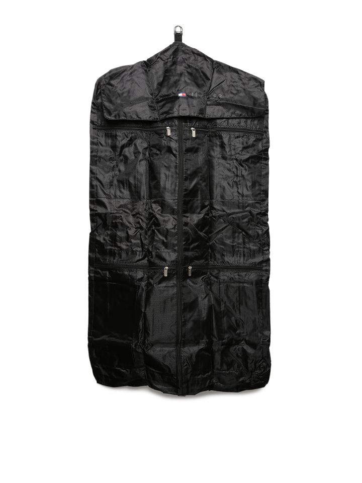 Unisex Black Foldable Garment Bag 