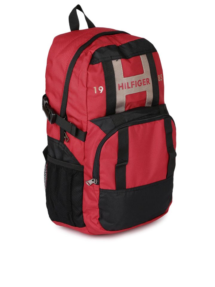 Red bandana tommy hilfiger shop backpack