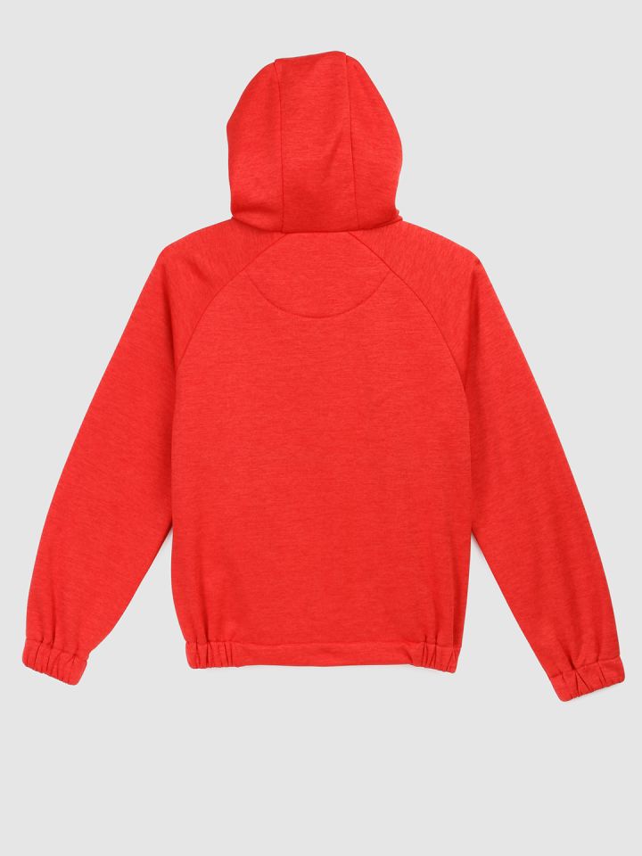 boys red hooded sweatshirt