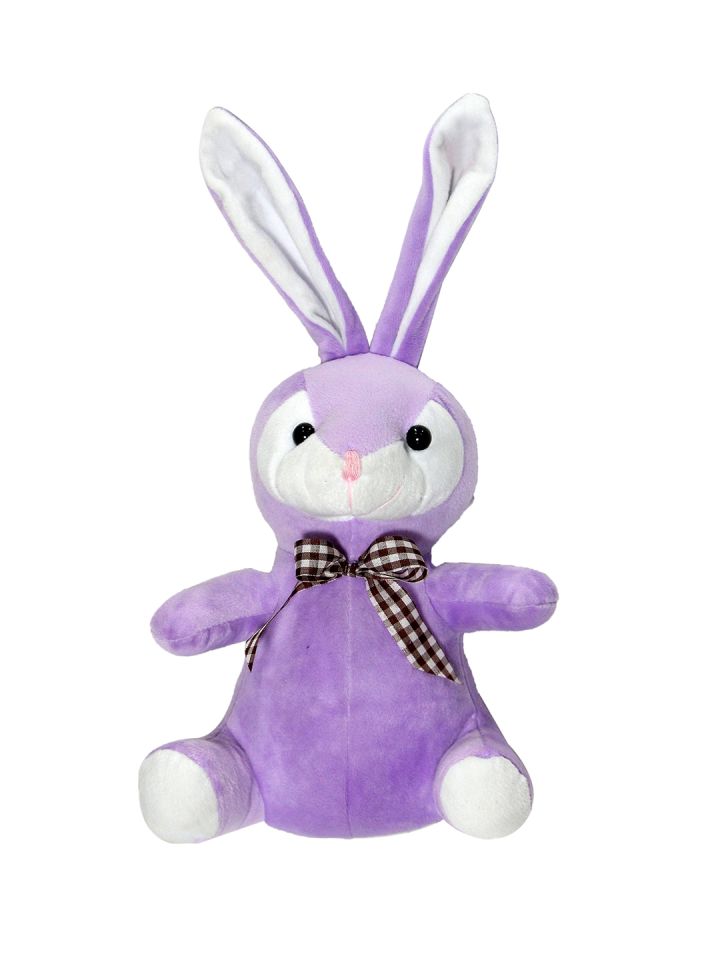 Purple rabbit store soft toy